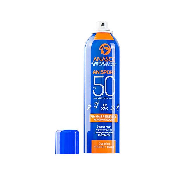 Protetor Solar Corporal Spray Para Esporte Fps 50 Anasol