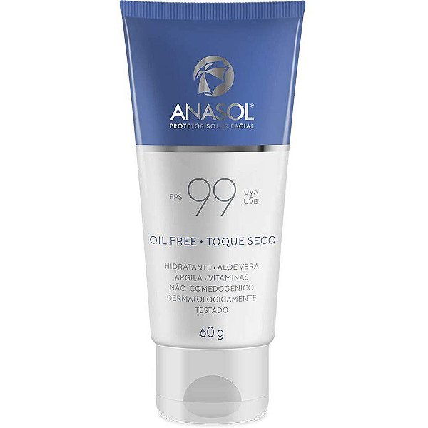 Anasol Protetor Solar Facial Fps 99 Toque Seco 60g