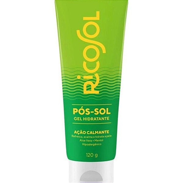 Gel Hidratante Pós Sol Ricosol Ação calmante Aloe Vera -120g