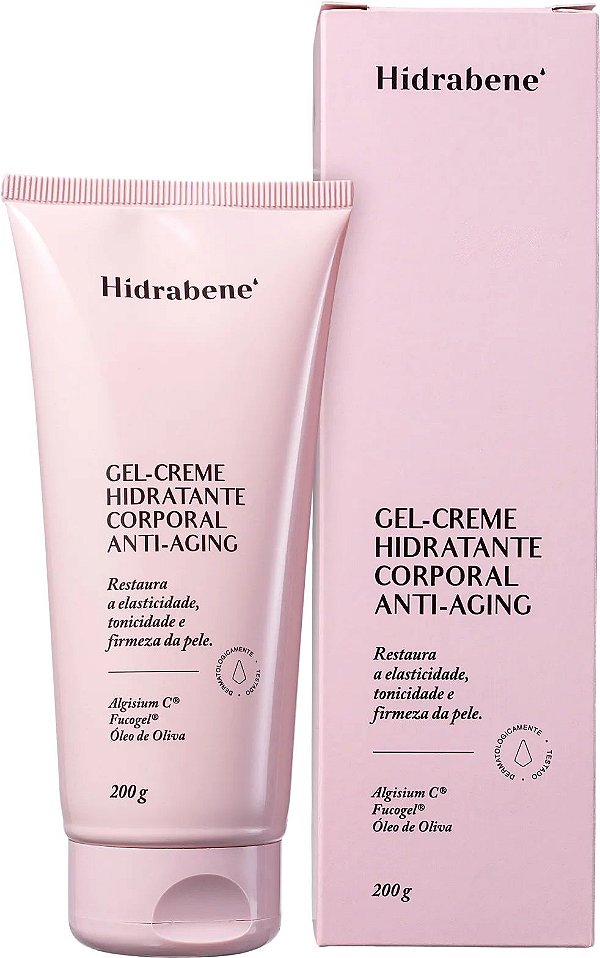 Gel-creme Hidratante Corporal Hidrabene - Anti-aging - 200g