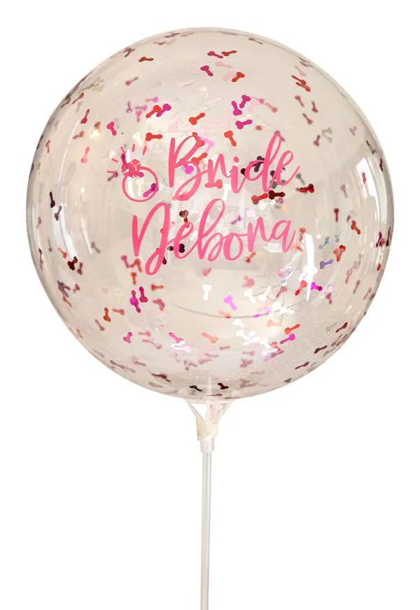 Balão Bubble Personalizado para Despedida de Solteira