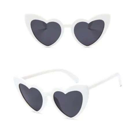 Óculos de Coração Branco
