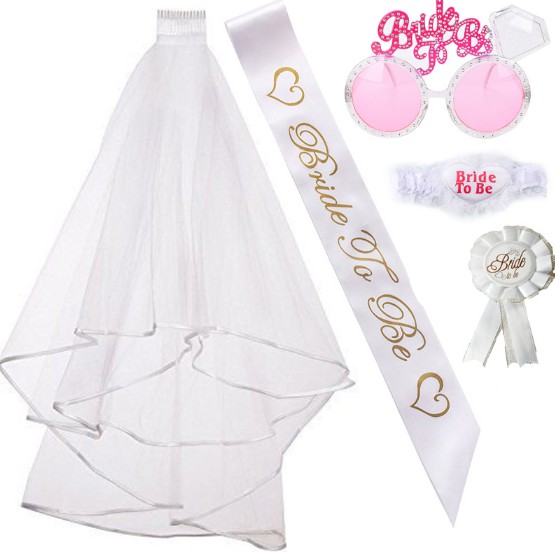 Kit Bride To Be 5 Itens