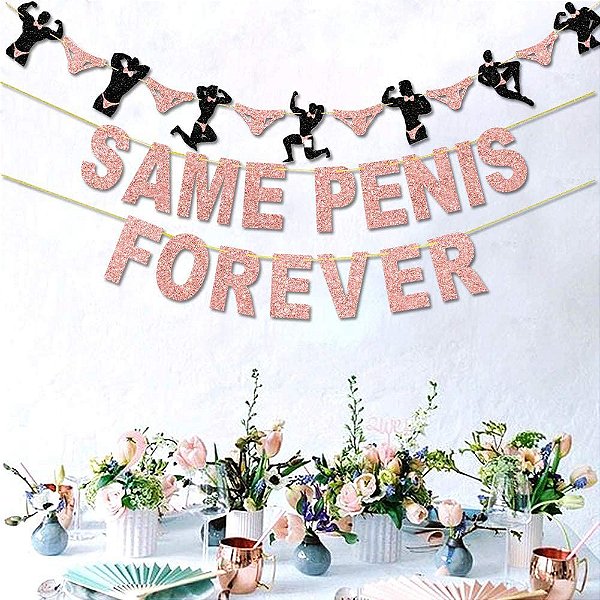 Kit Banner Same Penis Forever Rose Gold e Gogo Boy