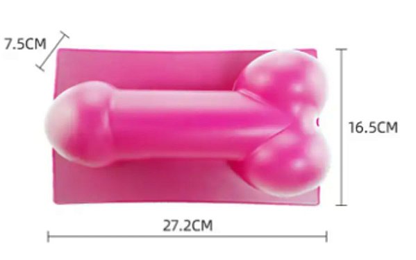 Forma Divertida de Silicone em Formato de Penis