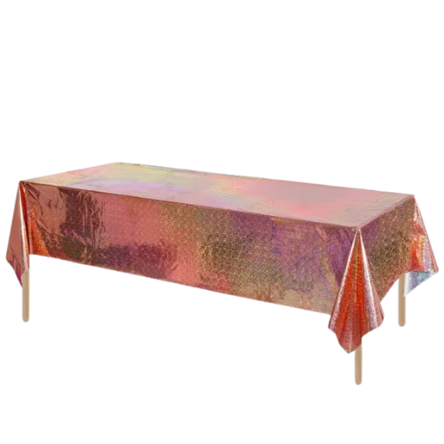 Toalha De Mesa Metalizada para Festa e decoração