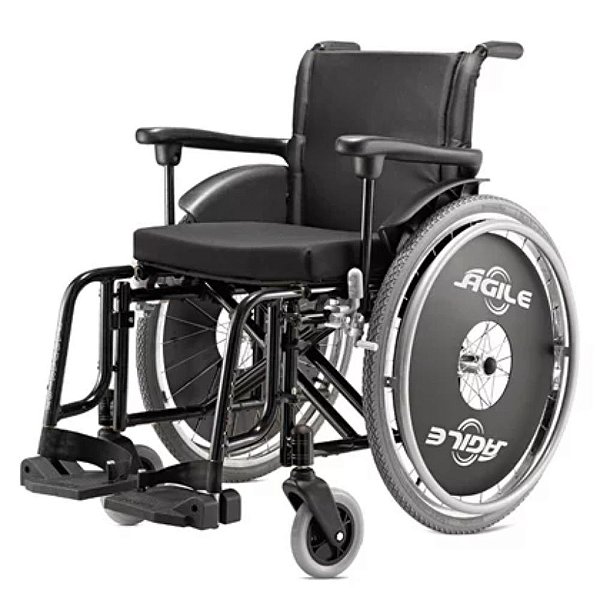 CADEIRA DE RODAS AGILE ( ALUMINIO)  38/40/42/46/48 CM 130 KG #