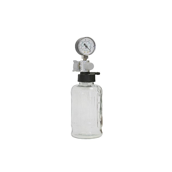 ASPIRADOR PARA REDE CANALIZADA VACUO 500 ML (Vacuômetro) VIDRO