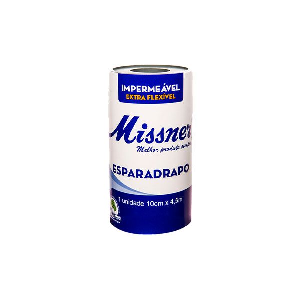ESPARADRAPO BRANCO IMPERMEAVEL 10CM X 4,5M