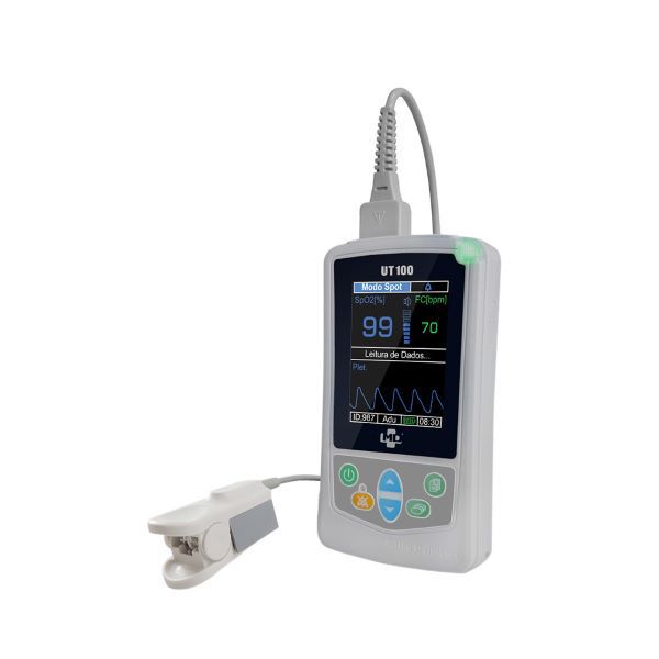 OXIMETRO DE PULSO PORTATIL LCD UT-100 MD
