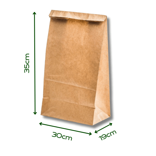 Saco Kraft Liso 30x19x35 80g