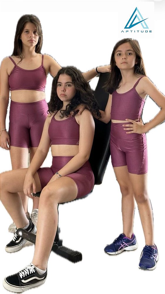 Conjunto Use Aptitude Teen Top Alcinha Wonder Short Viena