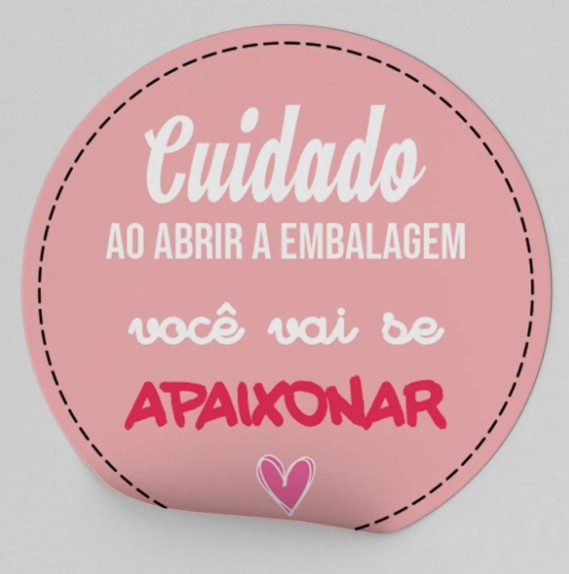 Cartela de Adesivos A4 - Etiquetas Embalagem - 105 Unid - 5x5cm