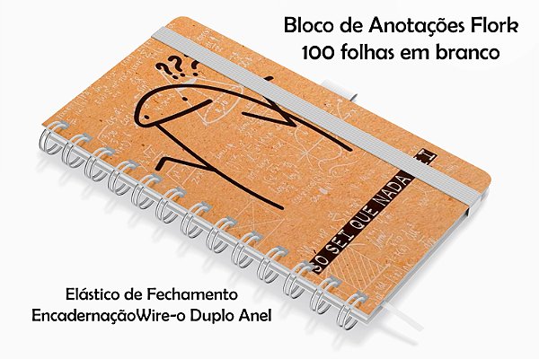 Bloco de Anotações A6 Flork Profissões