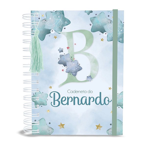 Caderneta de Vacina A5 Personalizada Alfabeto Menino