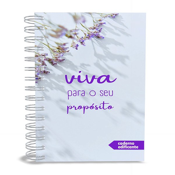 Caderno Edificante Gospel Papers, 200 Páginas, A5, 75g, 1 Versículo por página