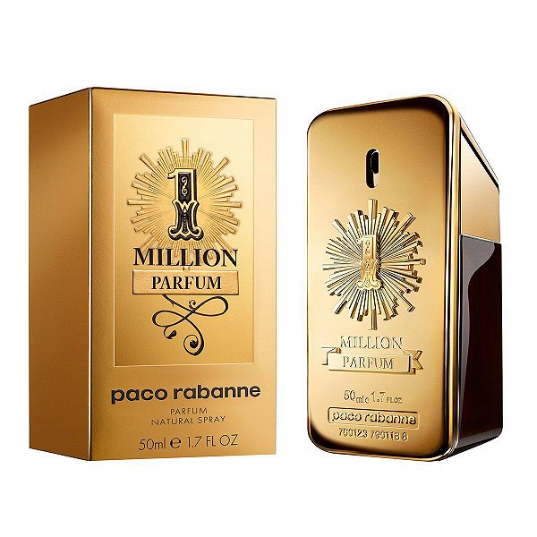 Perfume 1ﾠMillion Paco Rabanne Eau De Parfum 50ml Selo Adipec