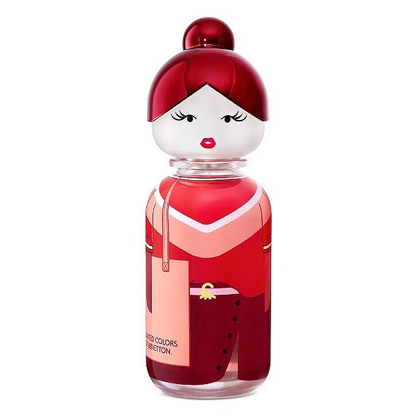 Red Rose Sisterland Benetton Feminino EDT 80ml Selo Adipec