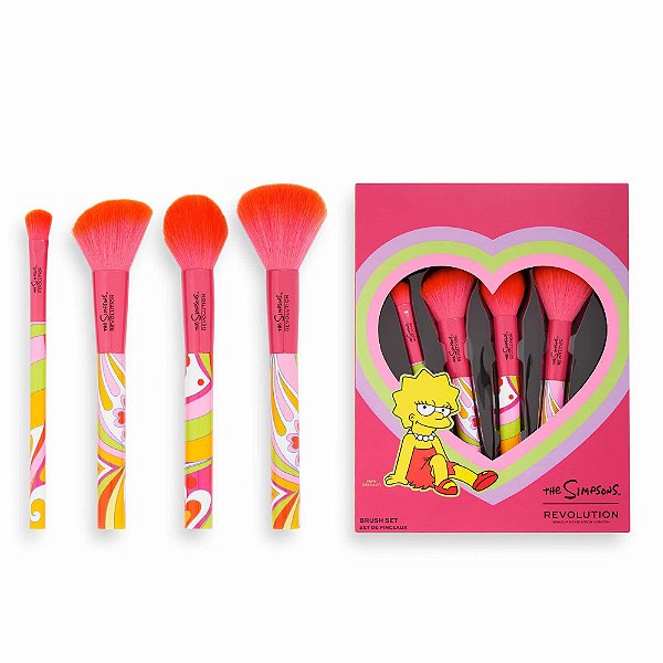 Kit de pinceis Revolution The Simpsons Summer of Love
