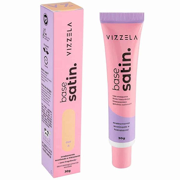 Base Líquida Vizzela Satin Cor 04