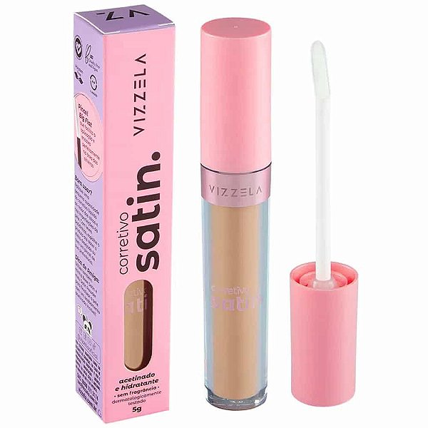 Corretivo Líquido Vizzela Satin Cor 07
