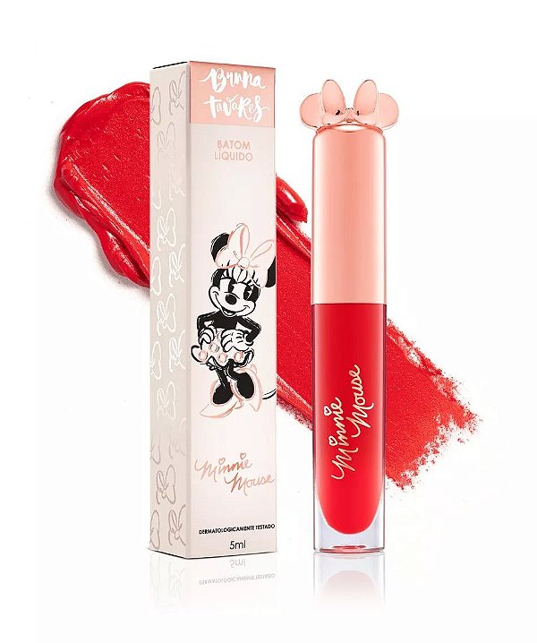 Batom Liquido Minnie Mouse Bow-tiful - Bruna Tavares
