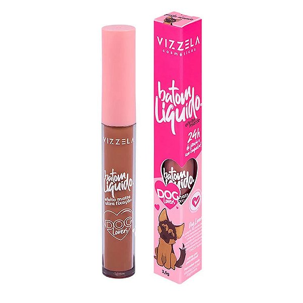 Batom Líquido Vizzela Dog Lovers - Pastor Alemão