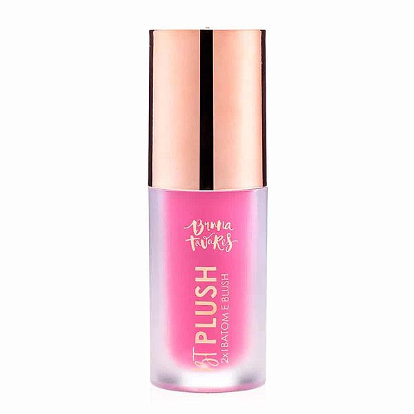 Batom 2X1 Blush Plush Ruby Bruna Tavares