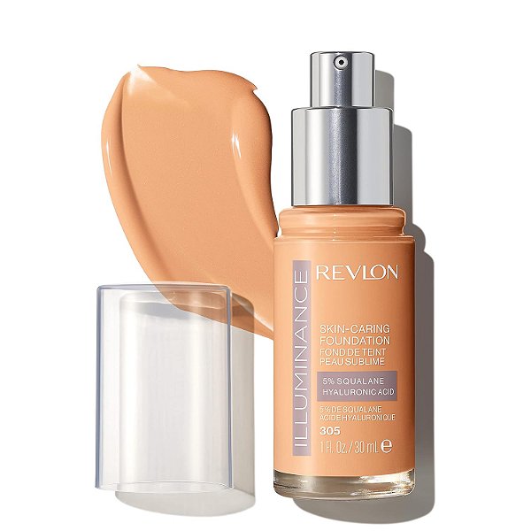 Base Revlon Illuminance Skin Caring 305 Medium Sand 30ml