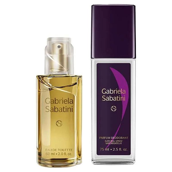 Kit Gabriela Sabatini EDT 60ml+ Body Splash 75ml Selo Adipec