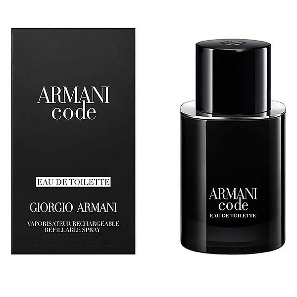 Armani Code Recarregável Masculino EDT 50ml Selo Adipec