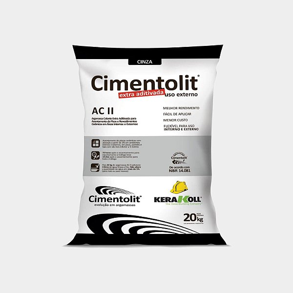 ARGAMASSA KERAKOLL CIMENTOLIT AC2 EXTRA 20 KG.