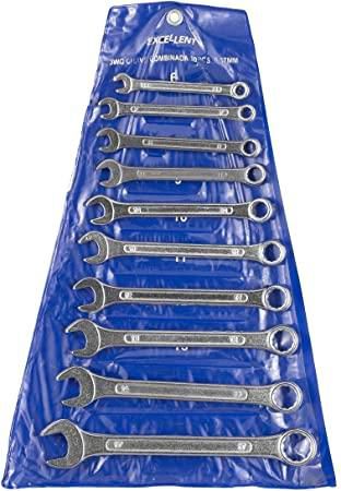 Jogo de Chave Combinada 6x17 C/ 10 pçs - Excellent 3WQ