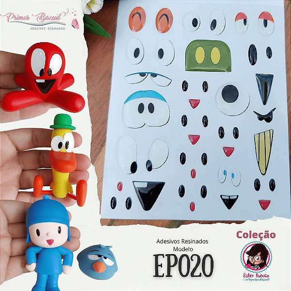 Adesivo Resinado - EP020 - Coleção Ester Paixão