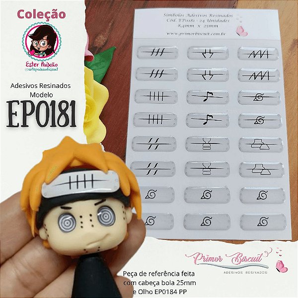 Adesivo Resinado - EP0181 - Coleção Ester Paixão