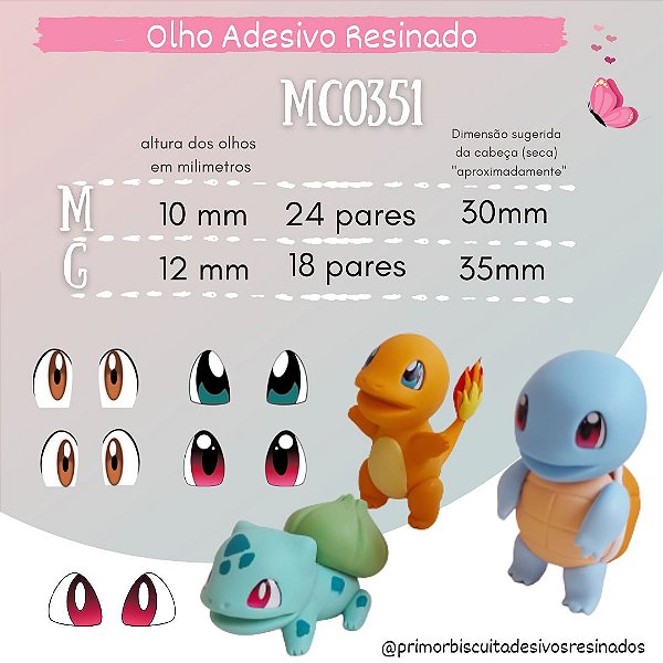 Pokemon de biscuit pequeno (unidade)