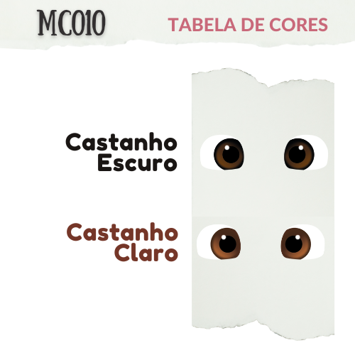 Olhos Adesivos Resinados - MC0010U - Cores Únicas