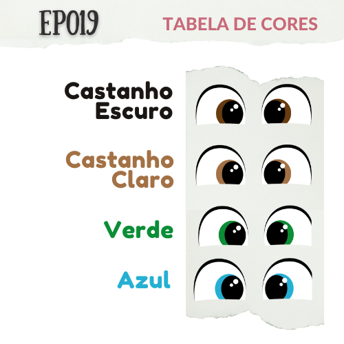 Olhos Adesivos Resinados - EP019U - Cores Únicas