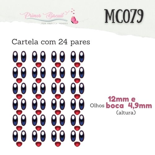 Sí­mbolos Adesivos Resinados MC079