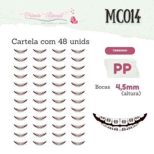 Boca Adesivos Resinados MC014 - PP - Divertida Mente