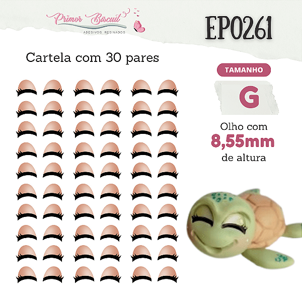Adesivos Resinados EP0261 - Tartaruga