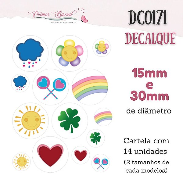 Decalque Ursinhos Carinhosos sí­mbolos - DC0171
