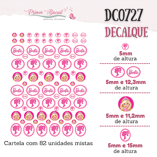 Decalque Rosa - DC0727