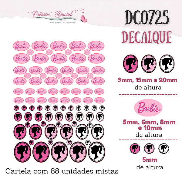 Decalque Rosa - DC0725