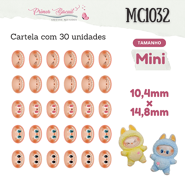 Adesivos Resinados MC1032 - Cabeça