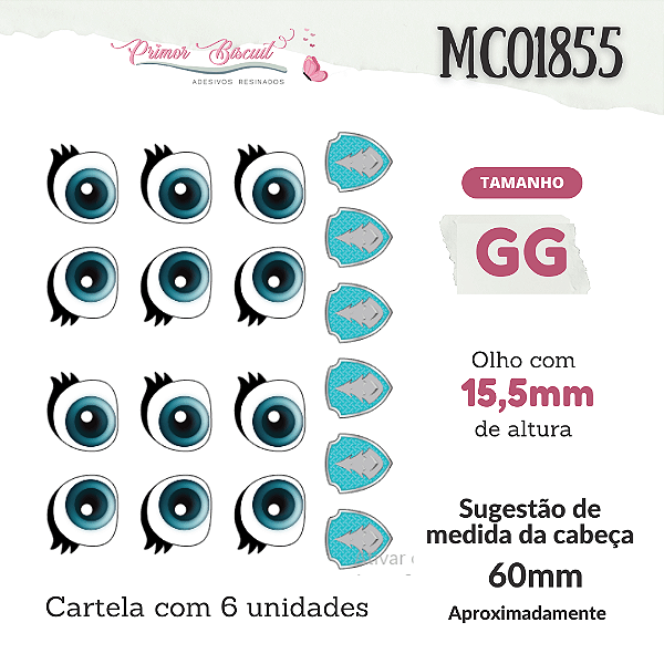 Adesivos Resinados MC01855 - Tamanho GG - Cachorrinha Patrulheira do Gelo