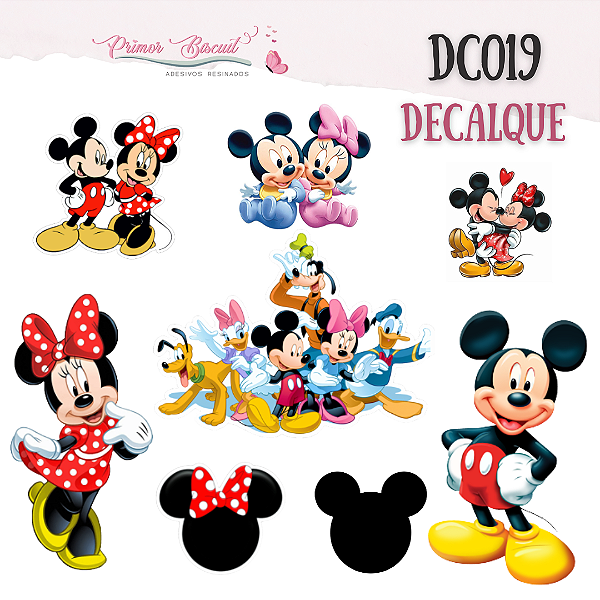 Olhos Adesivos Resinados - DC019 - Decalque com FUNDO TRANSPARENTE