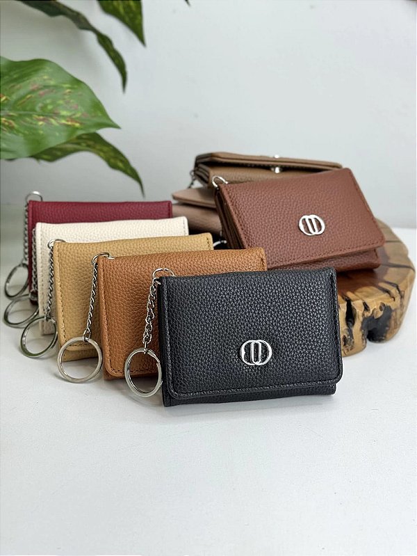 Carteira com chaveiro