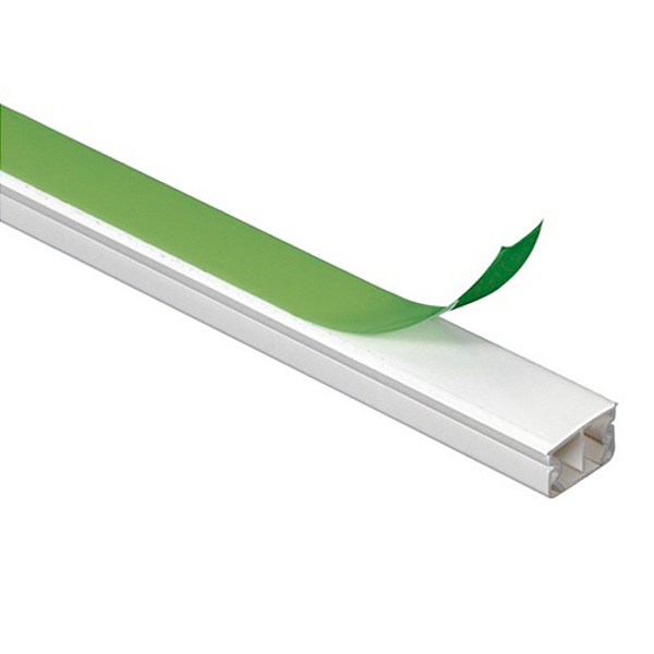 Canaleta 20x10mm Divisória Dupla Face Branca 2 Metros Margirius