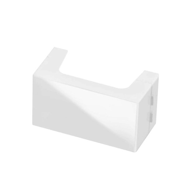 Módulo Cego Recta Branco Fosco Blux